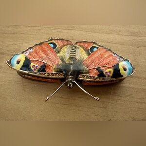 Vintage Moth Keepsake Box by Kubla